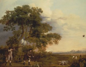 Due gentiluomini che sparano da George Stubbs